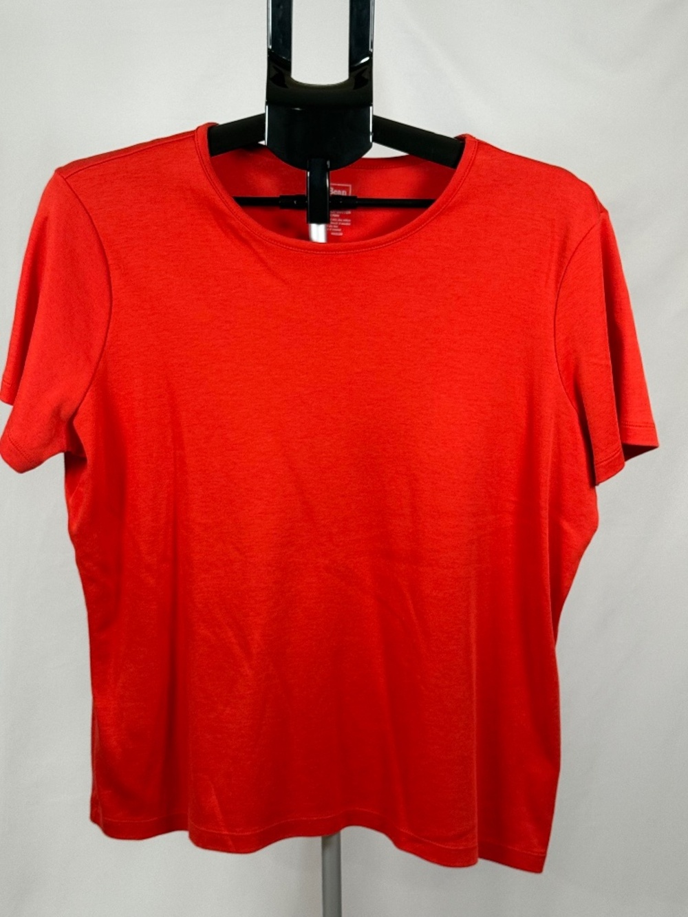 L.L.Bean Red Supima Cotton Tee Shirt Women’s XL Minimalist Basic